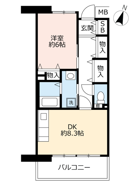 ＵＲアルビス緑丘の間取り