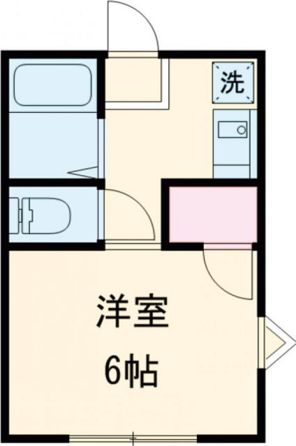 静岡県静岡市清水区殿沢１（アパート）の賃貸物件の間取り