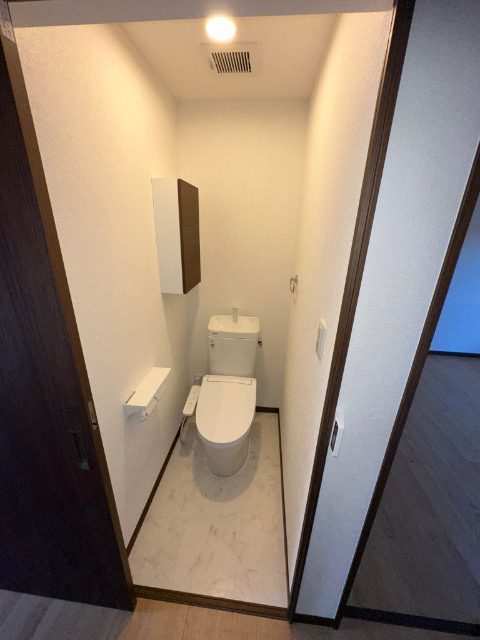 【小田郡矢掛町小林のアパートのトイレ】