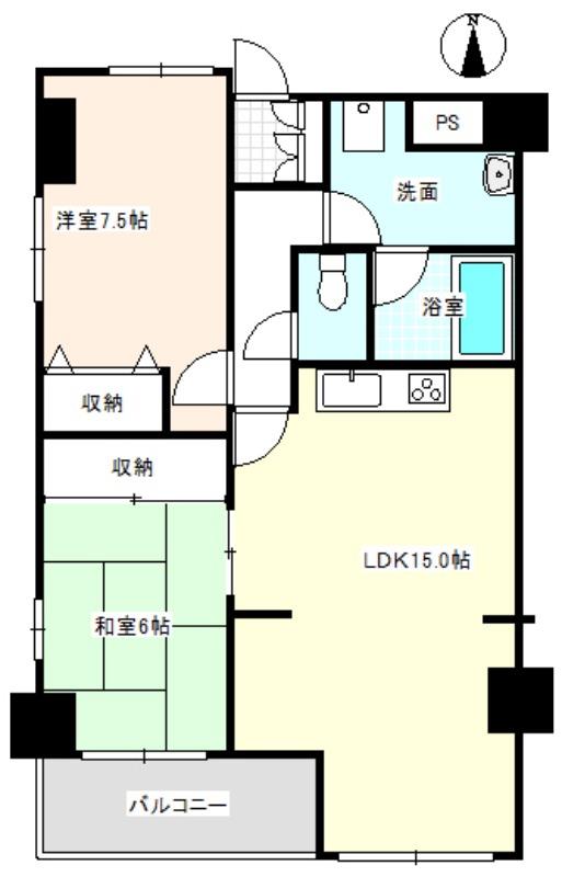 ベルハウス井野IIの間取り