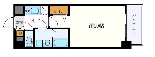 名古屋市中区富士見町のマンションの間取り