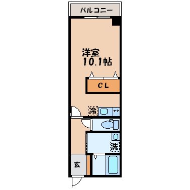 グリシーヌ浦上の間取り