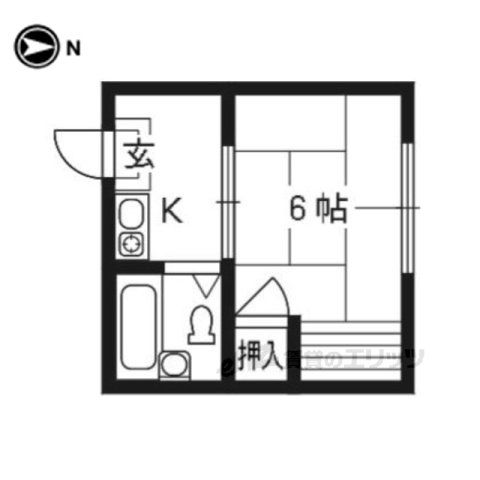 第三志賀乃家ハイツの間取り