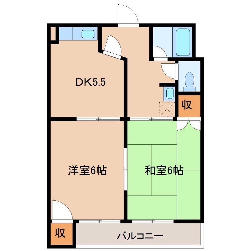 ハイツグロリヤの間取り