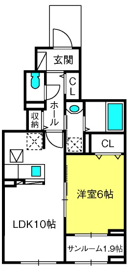 グラン　アヴェニールIIの間取り