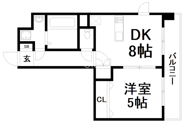 プレサンス京都天使突抜奏の間取り