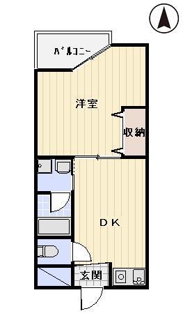 シャンポール中央の間取り