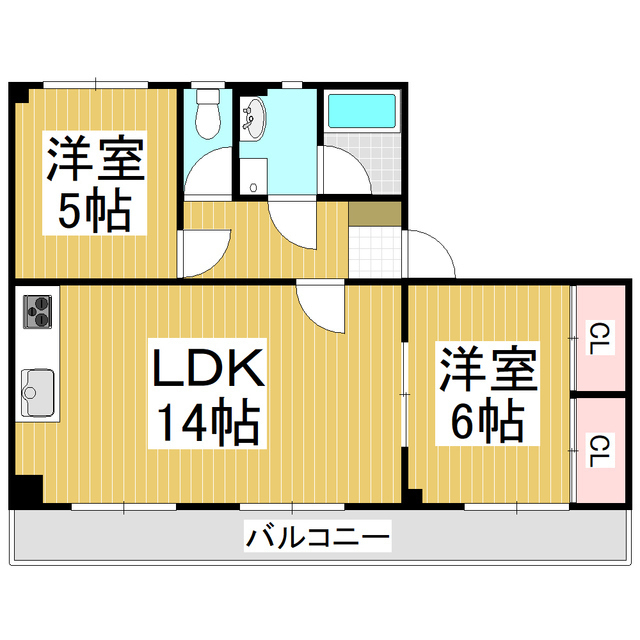 ＬＯＮ　ＢＬＤＧ．の間取り