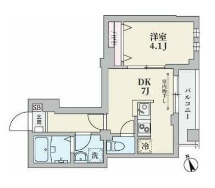 練馬区豊玉北のマンションの間取り