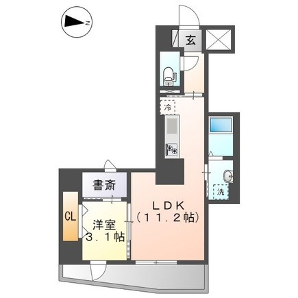 足立区梅田のマンションの間取り