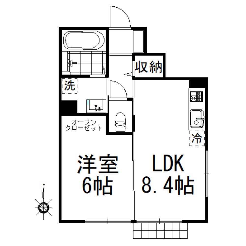 ハイツ明和の間取り