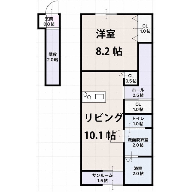 タリスヴィータＡの間取り