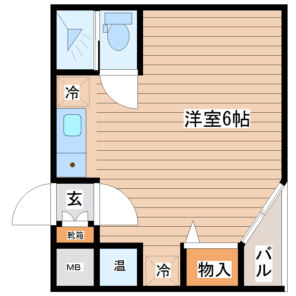 エレガンス宮町の間取り