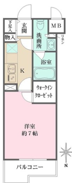 ミュプレ梅丘の間取り