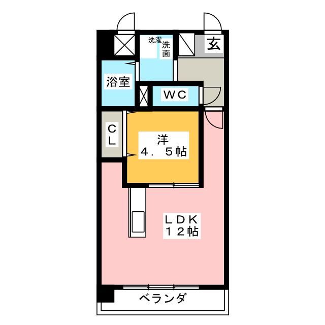 セントピア岡安の間取り