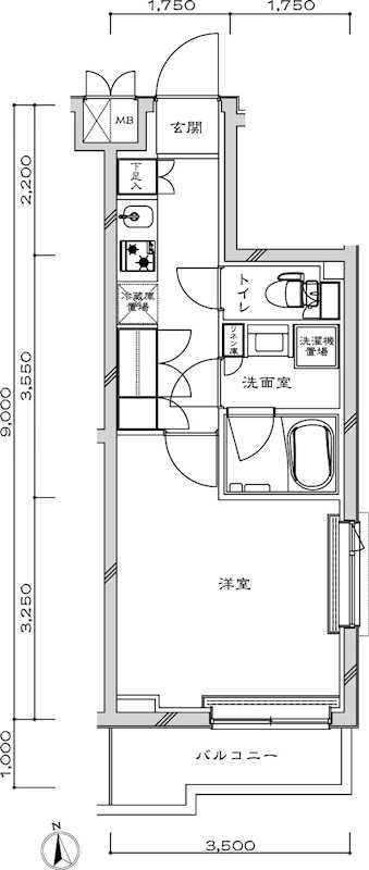 【ルーブル聖蹟桜ヶ丘の間取り】