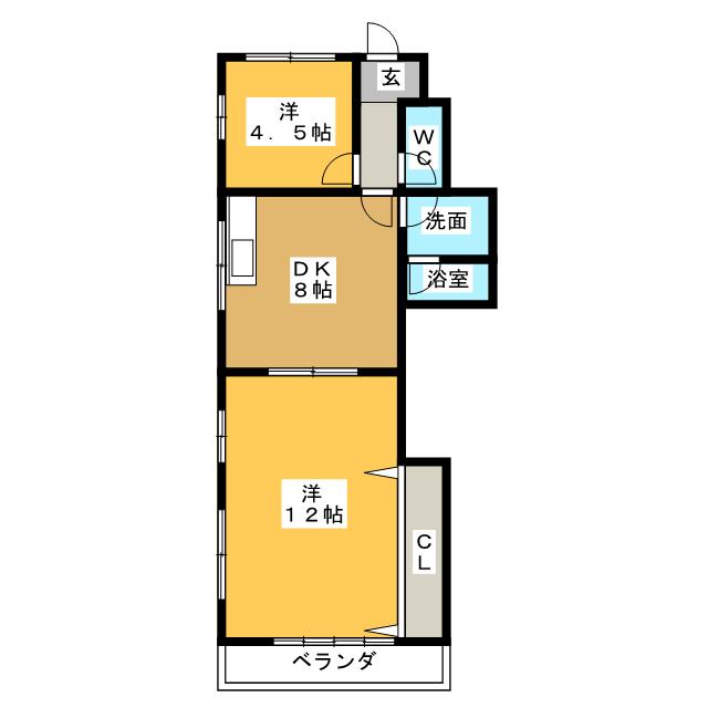 大山田マンションの間取り