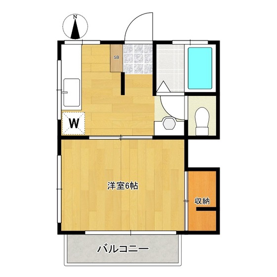 杉並区永福のアパートの間取り