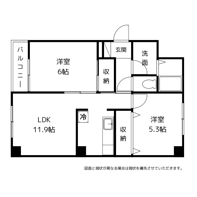 ベルトピア富山　Iの間取り