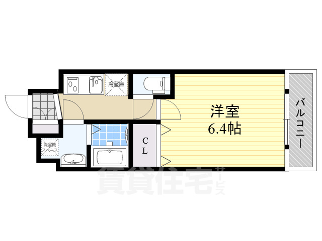 ジアコスモ大阪イーストゲートの間取り