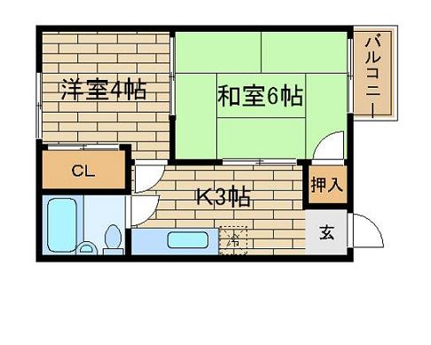 パル東須磨の間取り