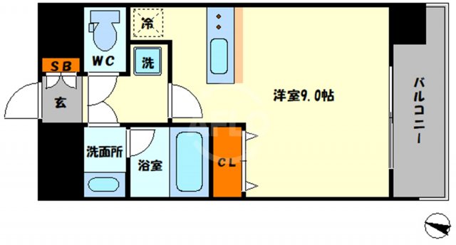 ファーストステージ福島パークサイドの間取り