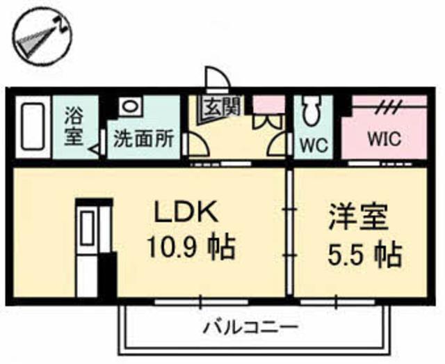 グリナージュ　Ｃ棟の間取り