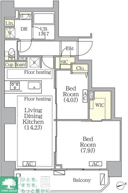 ＢＲＩＣＫ　ＲＥＳＩＤＥＮＣＥ　南青山の間取り