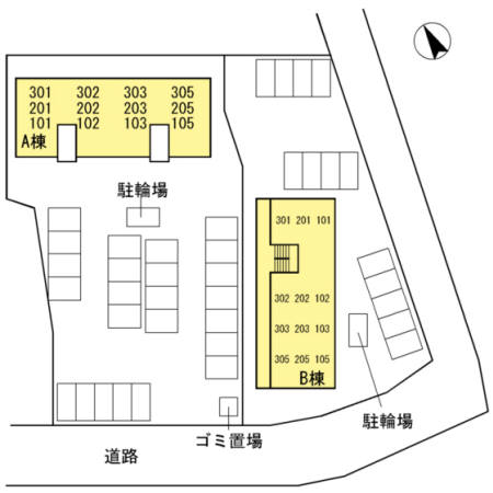 【福山市引野町南のアパートのその他共有部分】