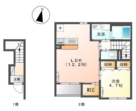 ミルキーウェイII 要の間取り