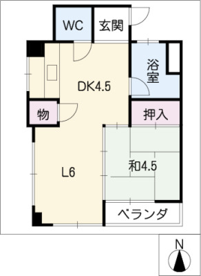 アビリア徳川の間取り