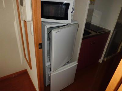 その他　冷蔵庫と電子レンジ。