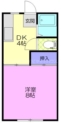 コーネルハウス Cの間取り