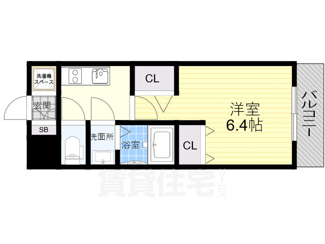 ブランTAT尼崎七松町Iの間取り