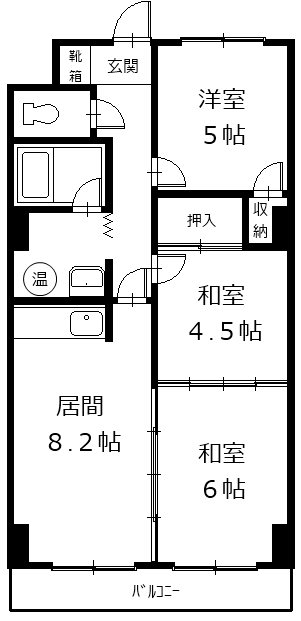 まるせん第一ハイムの間取り