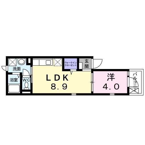 メゾン　イーストスカイの間取り