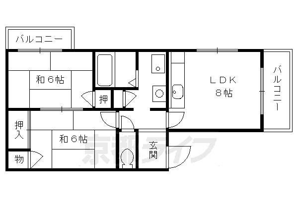 トゥハイムの間取り