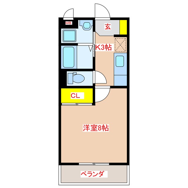 イーストベース　VIの間取り