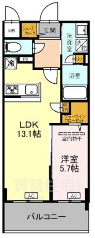 アンシャンテ岡本町の間取り