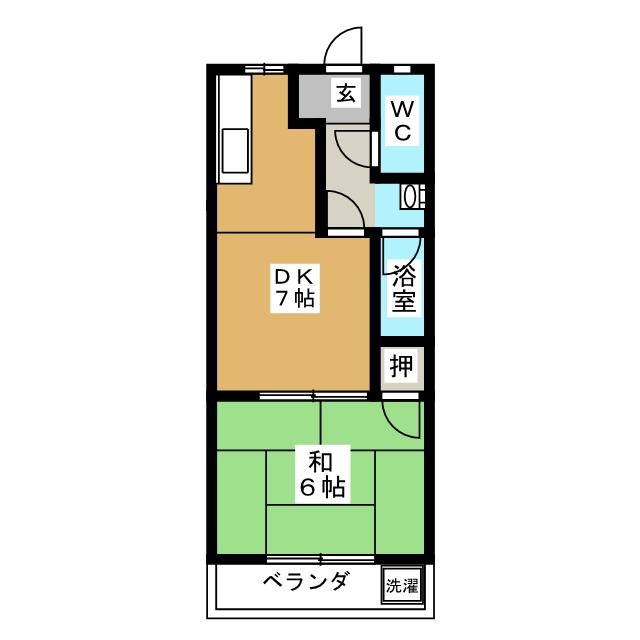 クリエイトハイム安田の間取り