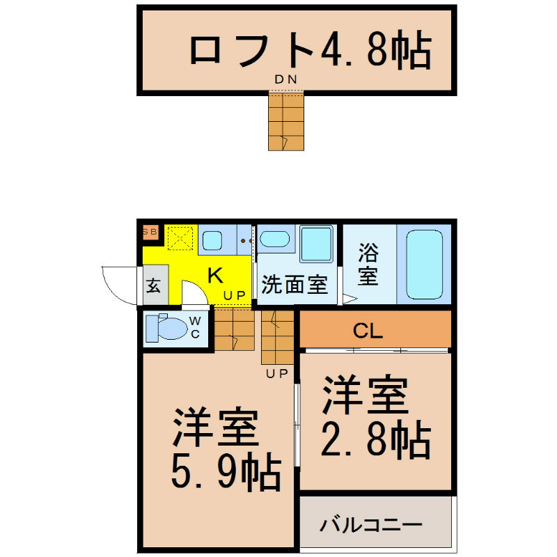 ＭｏｌｔｏＦｅｌｉｃｅ（モルトフェリーチェ）の間取り