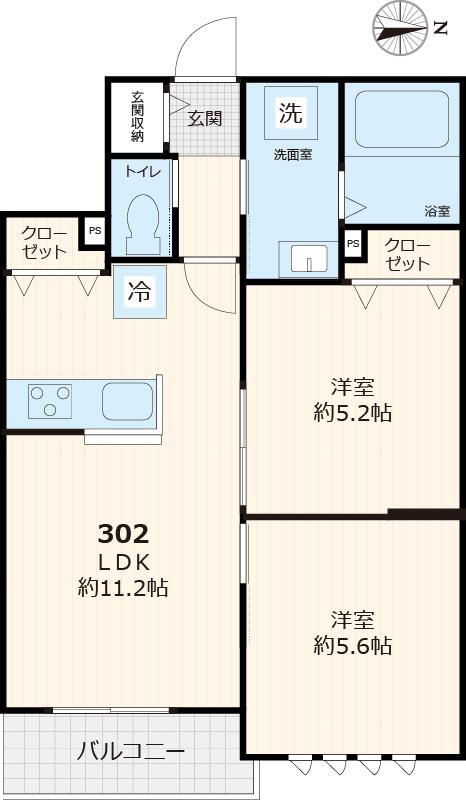 グレイス Kの間取り