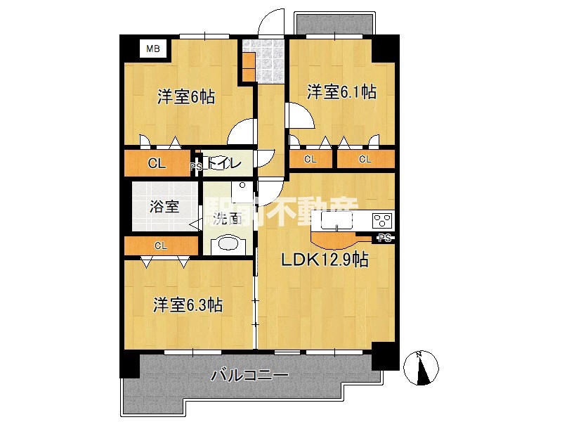 ＳＯＬ愛宕南の間取り