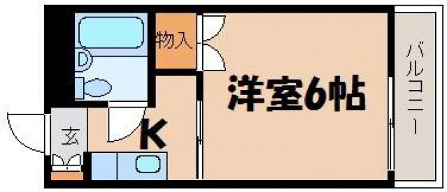 安芸郡海田町昭和中町のマンションの間取り