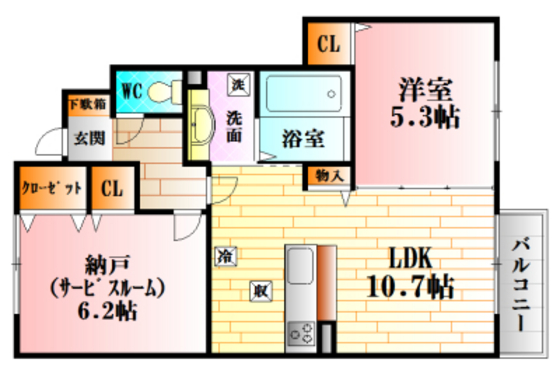 メゾンみのりIIの間取り