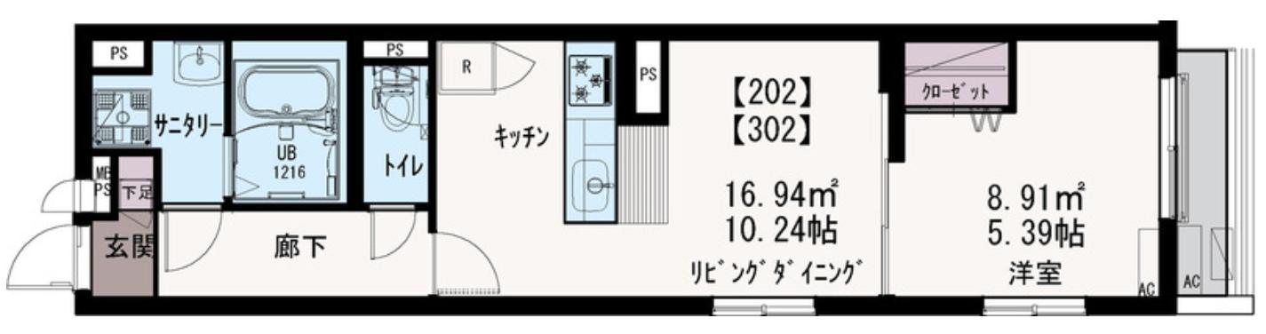 ＩＸＯ　ＨＡＮＡ ＲＥの間取り