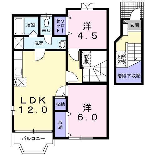 サンライトヴィラＡの間取り