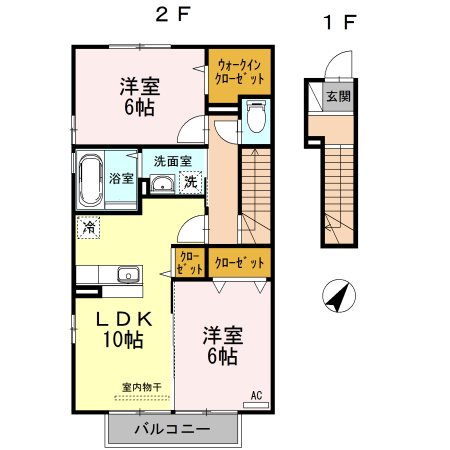 エマーブル205の間取り