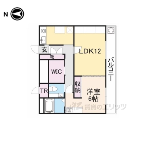 新大ビル三条大路の間取り