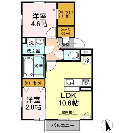 エスアイメゾンの間取り